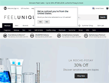 Tablet Screenshot of feelunique.com